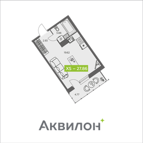 Квартира 27,9 м², студия - изображение 1