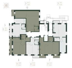 Квартира 73,9 м², 2-комнатная - изображение 2