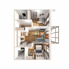 Квартира 56,7 м², 2-комнатная - изображение 2