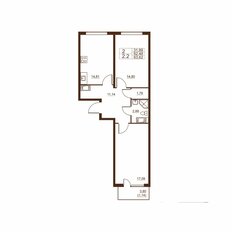 Квартира 63,6 м², 2-комнатная - изображение 3