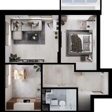 Квартира 56 м², 2-комнатная - изображение 3