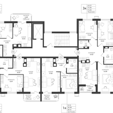 Квартира 74,8 м², 3-комнатная - изображение 2