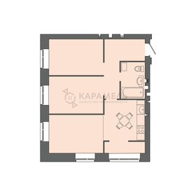 Квартира 63,4 м², 3-комнатная - изображение 1
