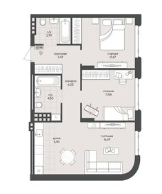 Квартира 65 м², 2-комнатная - изображение 1
