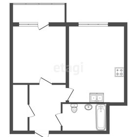 Квартира 38,8 м², 1-комнатная - изображение 1