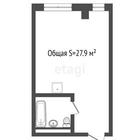 Квартира 27,9 м², студия - изображение 1