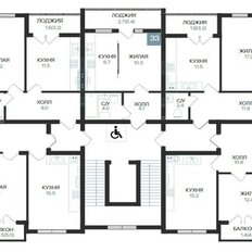 Квартира 86 м², 3-комнатная - изображение 3