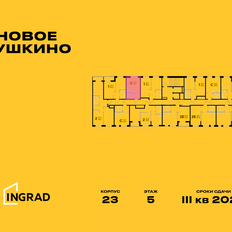 Квартира 24,1 м², студия - изображение 2