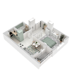 Квартира 44,4 м², 1-комнатная - изображение 5