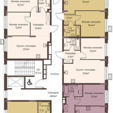 Квартира 66,2 м², 2-комнатная - изображение 2