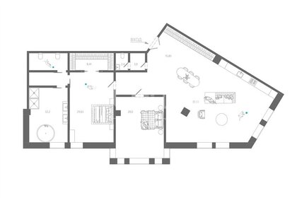 Квартира 208 м², 4-комнатные - изображение 3