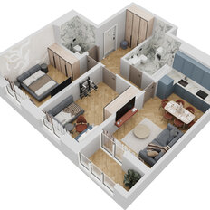 Квартира 61 м², 2-комнатная - изображение 3