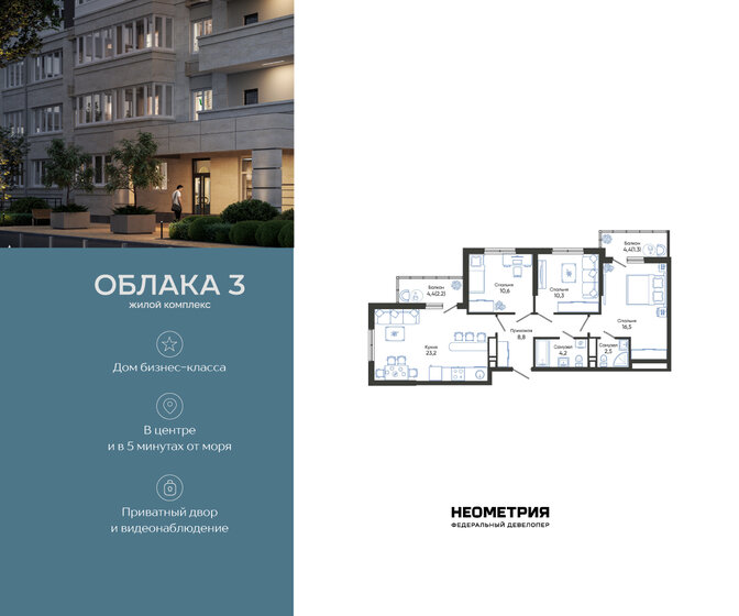138 м², 4-комнатная квартира 15 000 000 ₽ - изображение 77