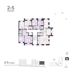 Квартира 43,2 м², 1-комнатная - изображение 2