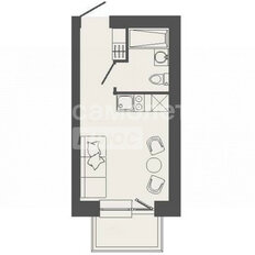 Квартира 20,5 м², студия - изображение 5
