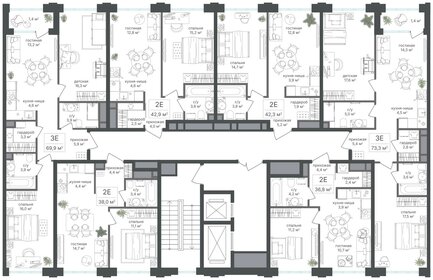 Квартира 36,8 м², 2-комнатная - изображение 2