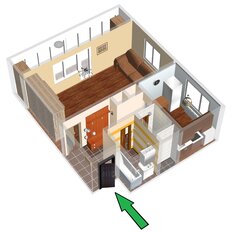 Квартира 32,7 м², 1-комнатная - изображение 3