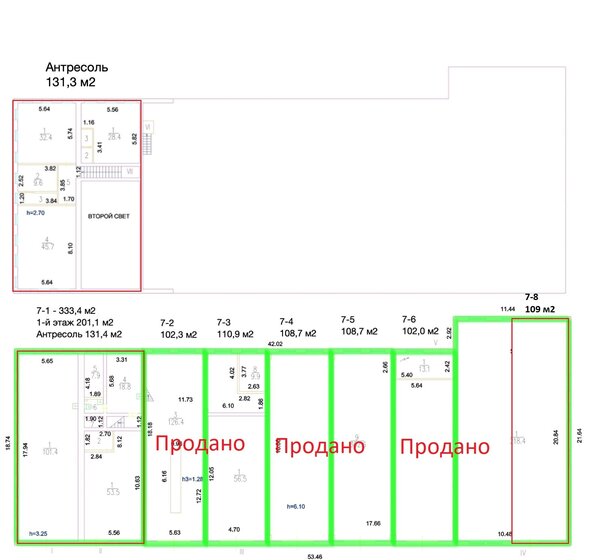 364 м², офис 138 951 280 ₽ - изображение 38