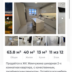 Квартира 63,8 м², 2-комнатная - изображение 2