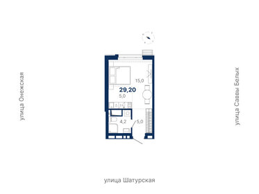Квартира 29,2 м², студия - изображение 1