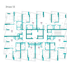 Квартира 84,4 м², 2-комнатная - изображение 2