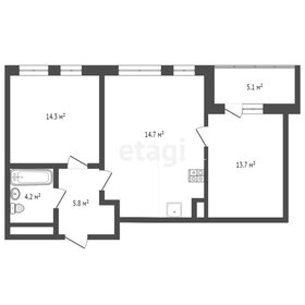 Квартира 65,4 м², 2-комнатная - изображение 1