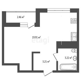 Квартира 28,8 м², студия - изображение 1