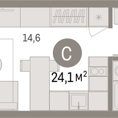 Квартира 24,1 м², студия - изображение 3