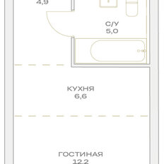 Квартира 28,7 м², студия - изображение 3