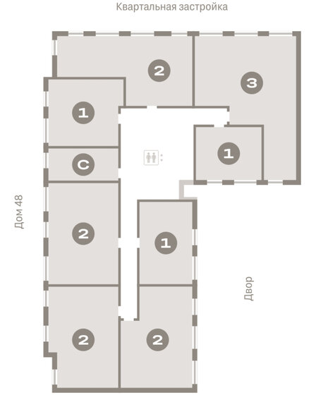 61,5 м², 3-комнатная квартира 5 500 000 ₽ - изображение 80