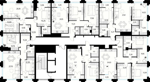 Квартира 79,1 м², 2-комнатная - изображение 2