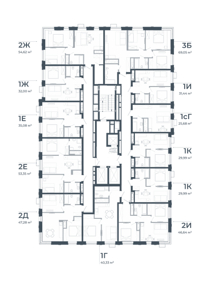 74 м², 3-комнатная квартира 13 191 000 ₽ - изображение 33