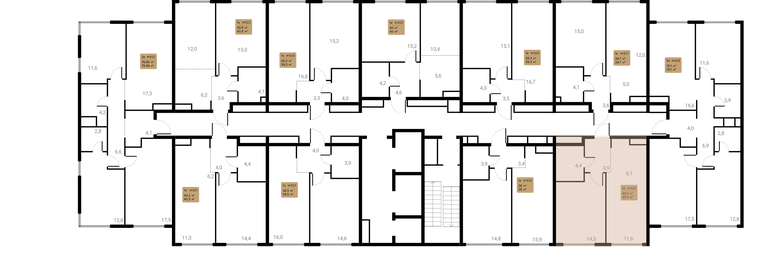 Квартира 40,5 м², 1-комнатная - изображение 3