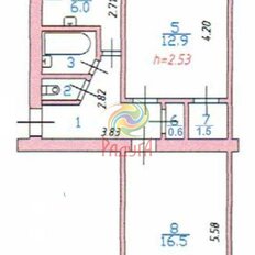 Квартира 46,9 м², 2-комнатная - изображение 2