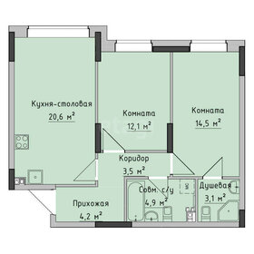 Квартира 56,9 м², 3-комнатная - изображение 1