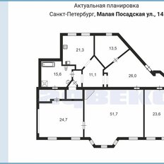 Квартира 197,4 м², 4-комнатная - изображение 5