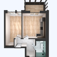 Квартира 45,1 м², 1-комнатная - изображение 5