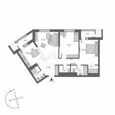 Квартира 93,5 м², 3-комнатная - изображение 2