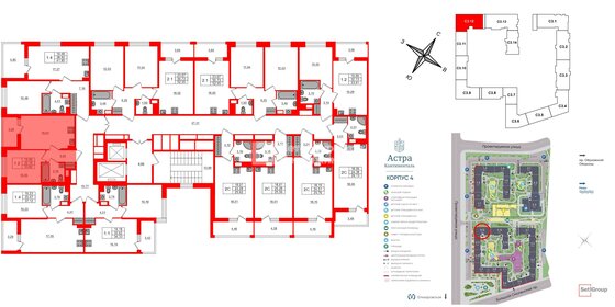 Квартира 32,2 м², 1-комнатная - изображение 1