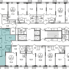 Квартира 86,7 м², 3-комнатная - изображение 2