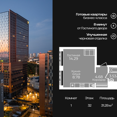 Квартира 31,3 м², 1-комнатная - изображение 3