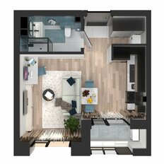 Квартира 27,2 м², студия - изображение 4