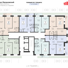 Квартира 58,9 м², 2-комнатная - изображение 3