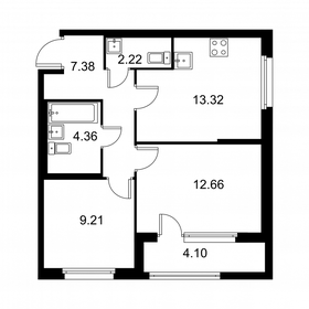 Квартира 51,2 м², 2-комнатная - изображение 1