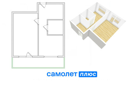 Квартира 60,3 м², 3-комнатная - изображение 1