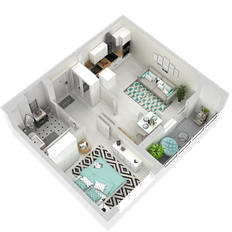 Квартира 40,6 м², 1-комнатная - изображение 5