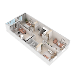 Квартира 88,5 м², 3-комнатная - изображение 3