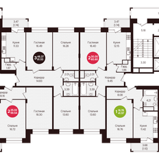 Квартира 41,7 м², 1-комнатная - изображение 3