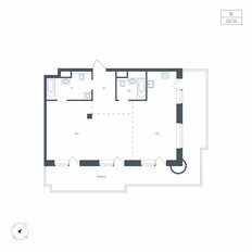 Квартира 84,3 м², 1-комнатная - изображение 3