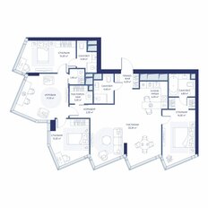 Квартира 125 м², 3-комнатная - изображение 2